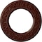 Ekena Millwork Blackthorn Ceiling Medallion (Canopies up to 7 1/2"), 13 3/8"OD x 7 1/2"ID x 3/4"P, Brushed Mahogany CM13BLBMF - alternate 1
